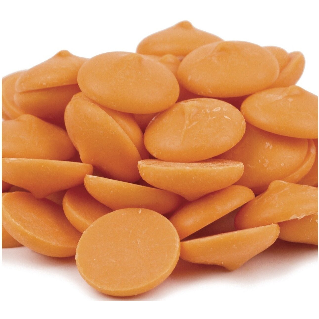 Merckens Coating Wafers Melting Wafers Orange Color 2 Pounds