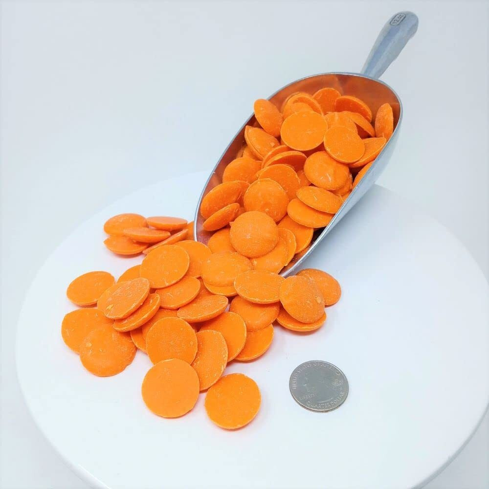 Merckens Coating Wafers Melting Wafers Orange Color 2 Pounds