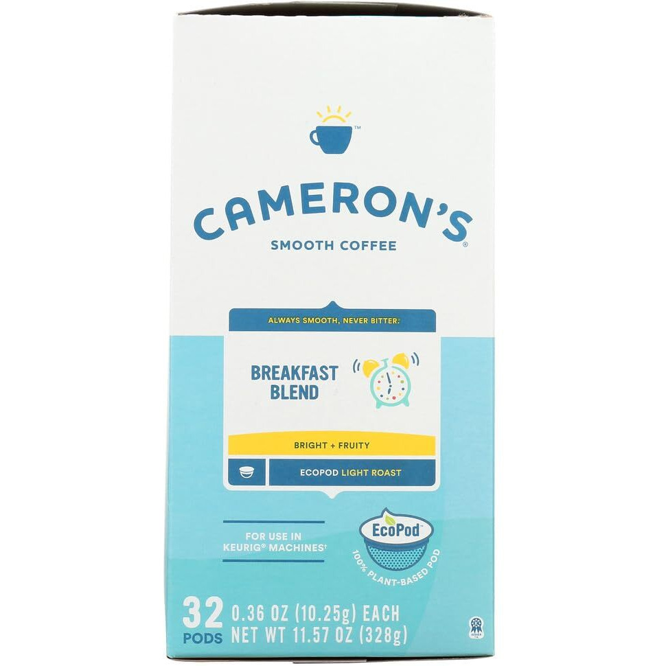 Cameron's Coffee Single Serve Pods, Breakfast Blend, 32 Count (Pack Of 1)