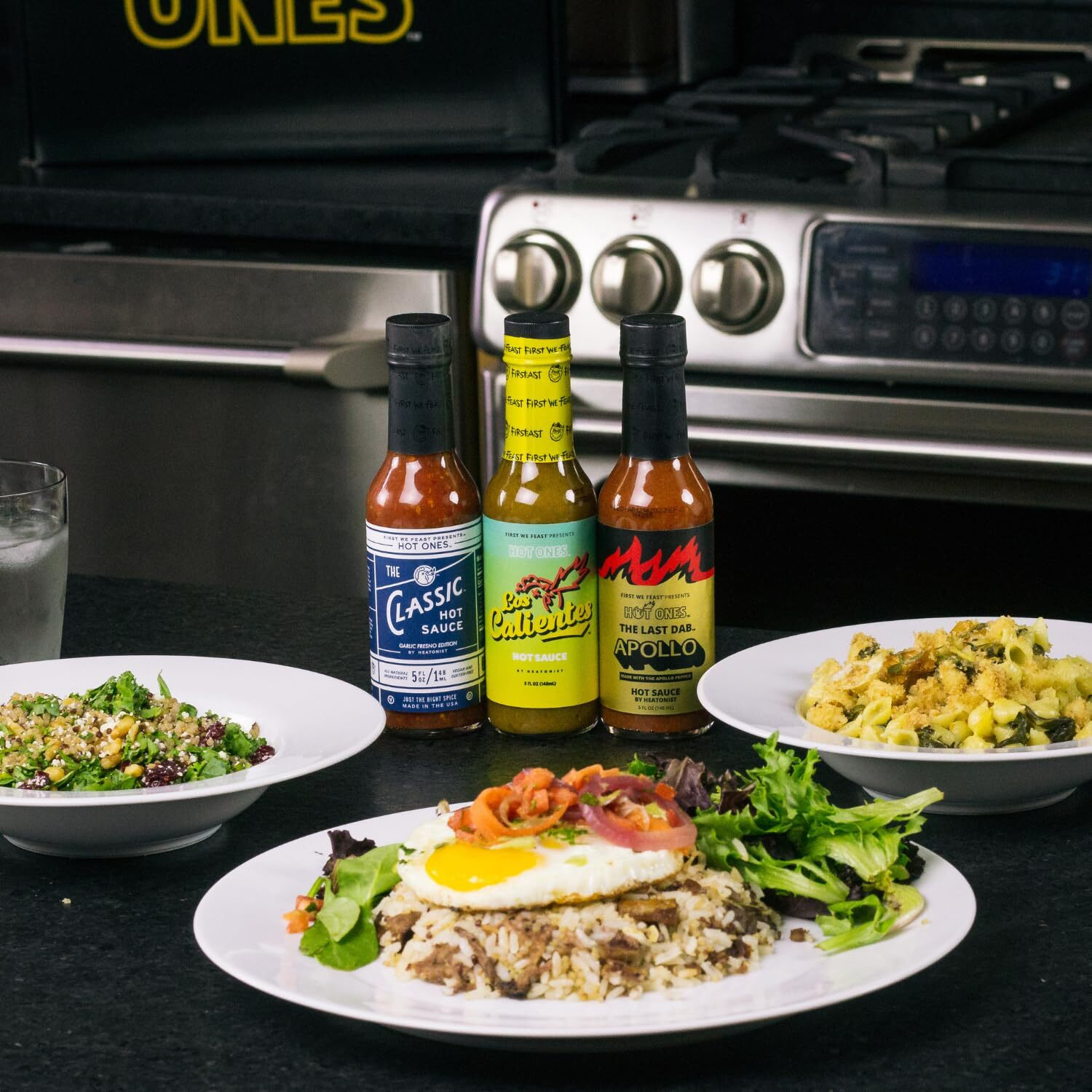 Hot Ones The Classic Garlic Fresno Edition Hot Sauce Made With Natural Ingredients & Bold Flavors From Fresno Chile Peppers & Extra Garlic, 5 Fl Oz Bottle (1-Pack)