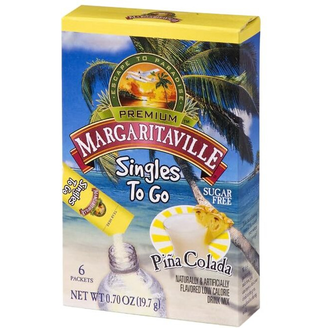 Singles To Go Tropical Flavor Blast Variety Pack (Sunkist, Margaritaville, & Sonic) (2 Of Each) Variety Pack