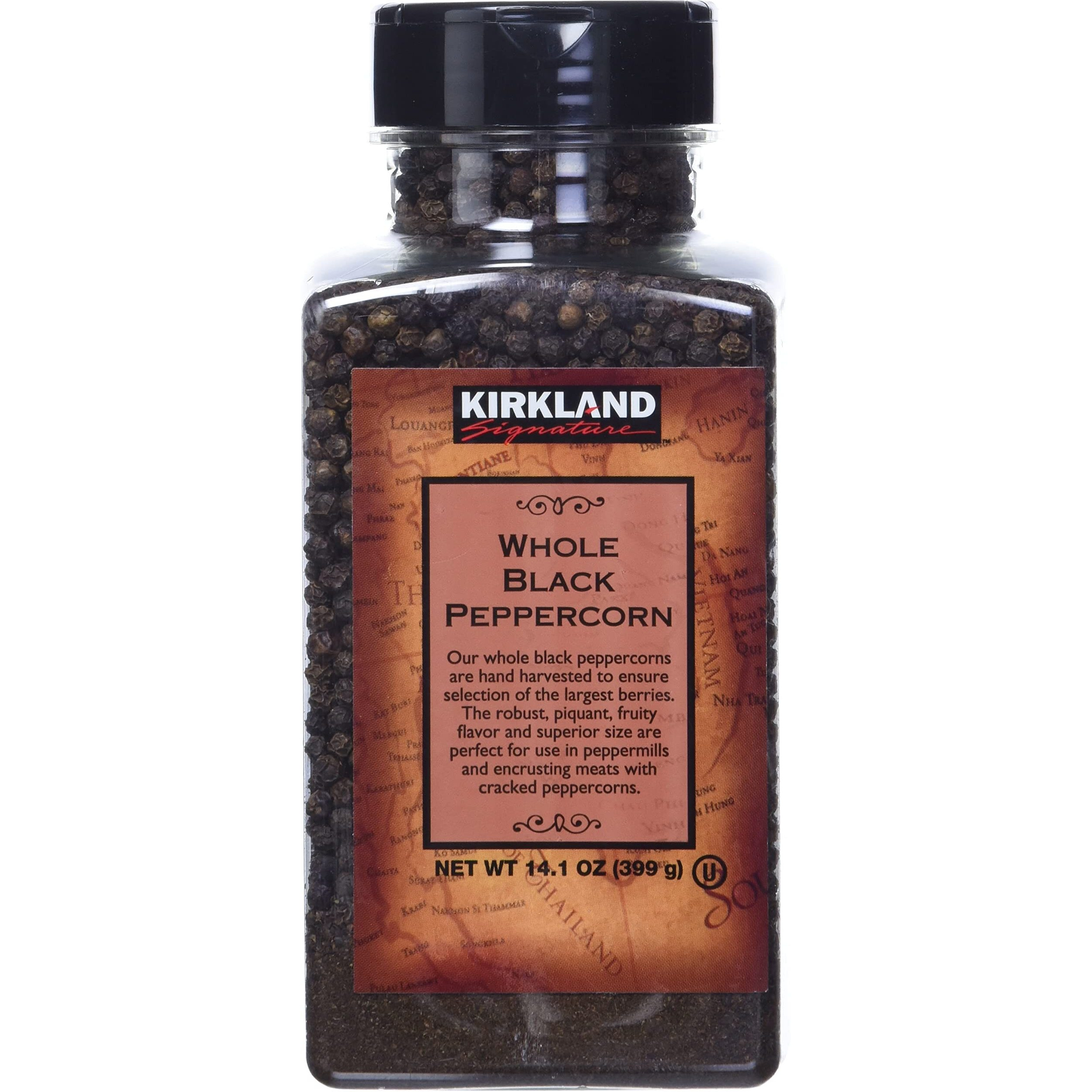 Kirkland Signature Whole Black Peppercorns, 14.1 Oz