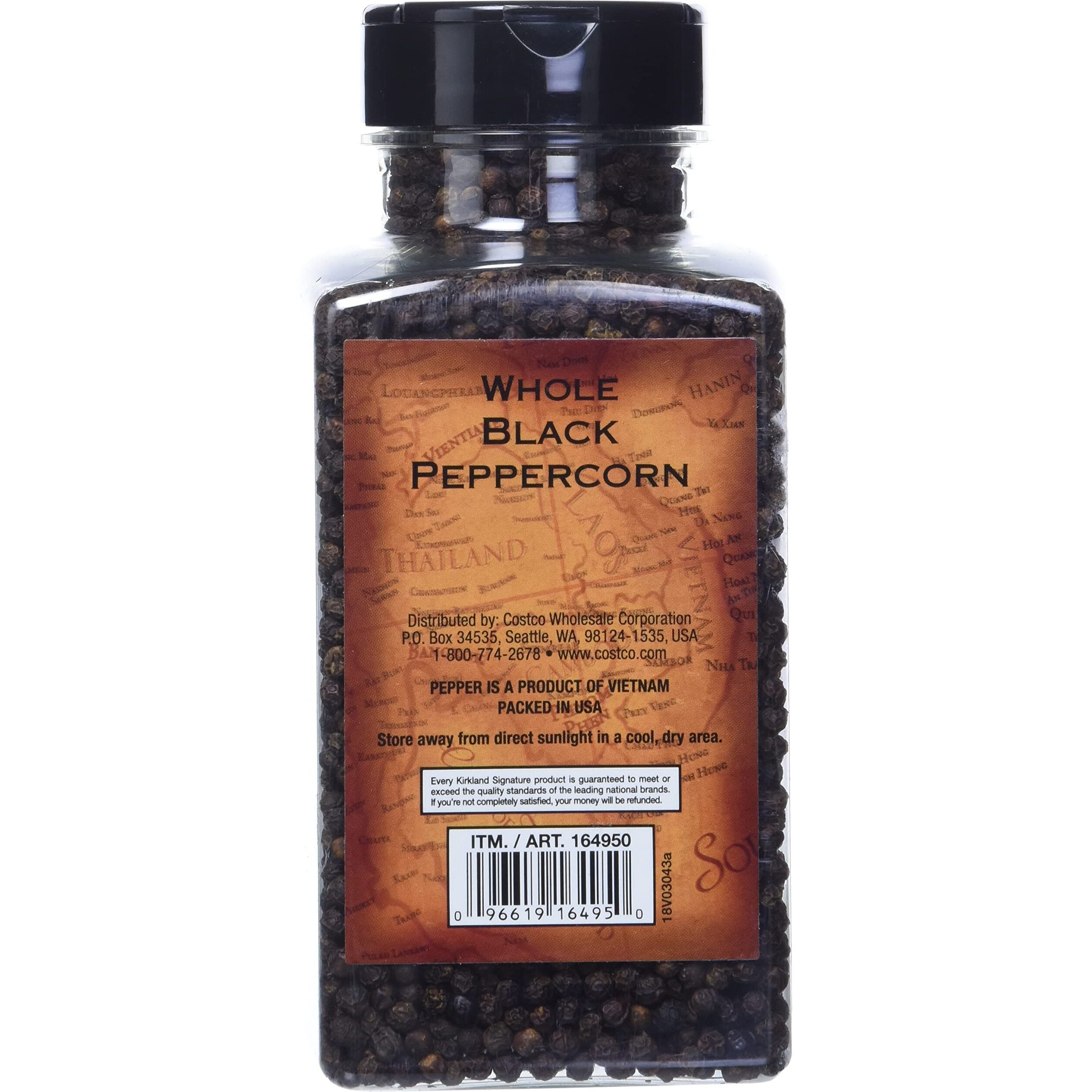 Kirkland Signature Whole Black Peppercorns, 14.1 Oz
