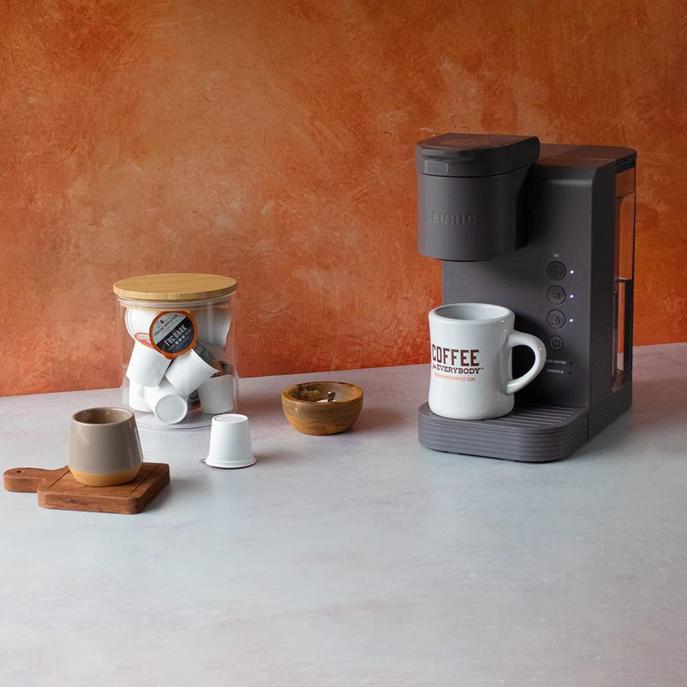 Fresh Roasted Coffee, Dark Costa Rican Tarrazu, Dark Roast, Kosher, K-Cup Compatible, 24 Pods