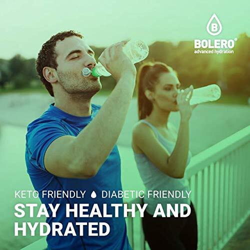 Bolero - Apple Flavored, Sugar Free And Low Calorie Powdered Drink Mix, Makes 1/2 Gallon For Strong Flavor Or 1 Gallon For Mild Flavor, 12 Large Sachets - Europe's Favorite Drink Mix
