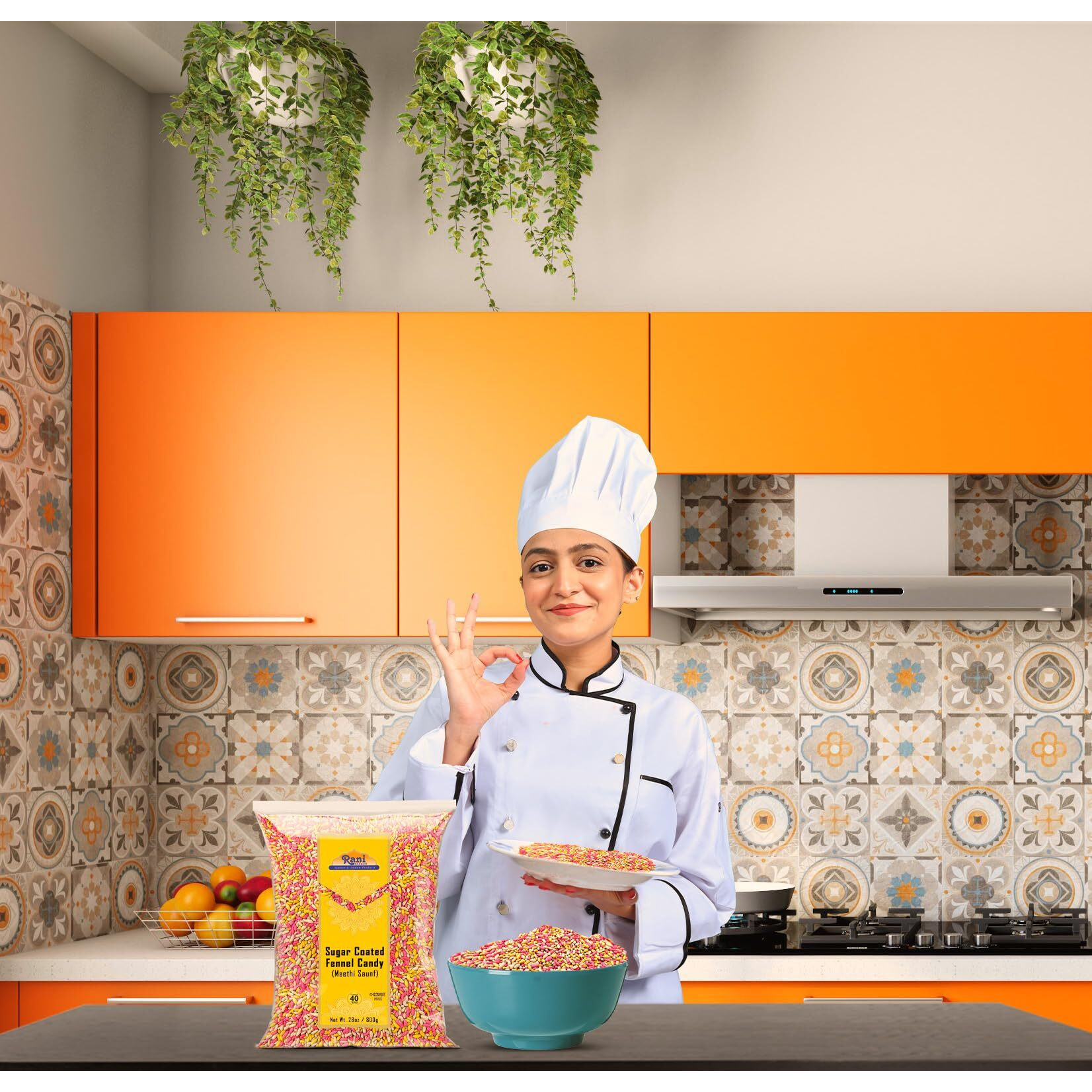 Rani Sugar Coated Fennel Candy 28Oz (800G) ~ Indian After Meal Digestive Treat | Vegan | Gluten Friendly | Non-Gmo | Kosher | Indian Origin