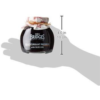 Mrs Bridges Preserve With Sloe Gin, Blackcurrant, 12 Ounce