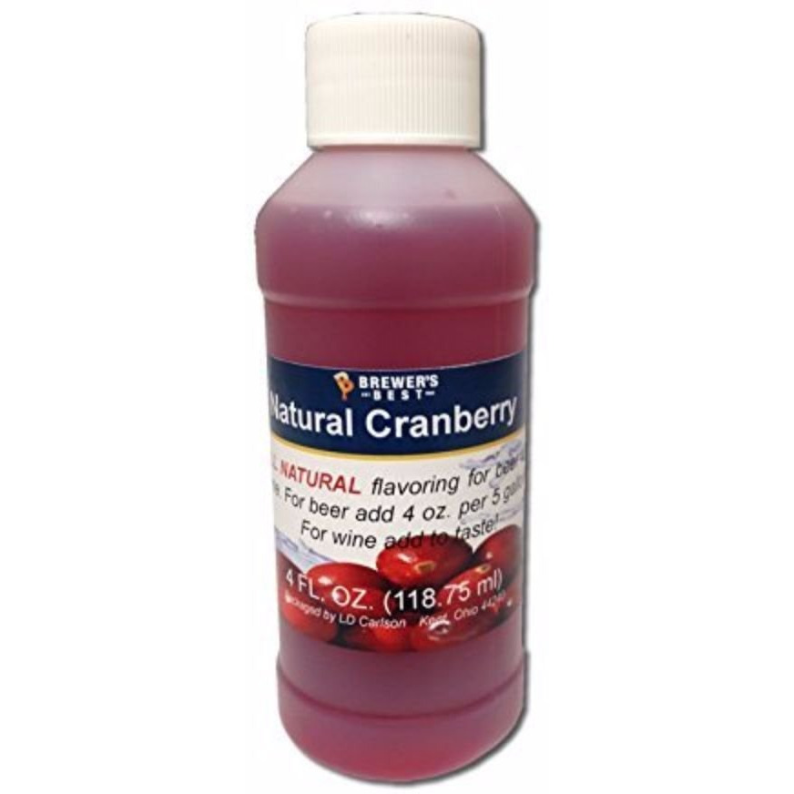 Brewer's Best Natural Beer And Wine Fruit Flavoring (Cranberry)