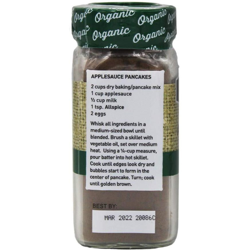 The Spice Hunter Allspice, Ground, Organic, 1.6-Ounce Jar