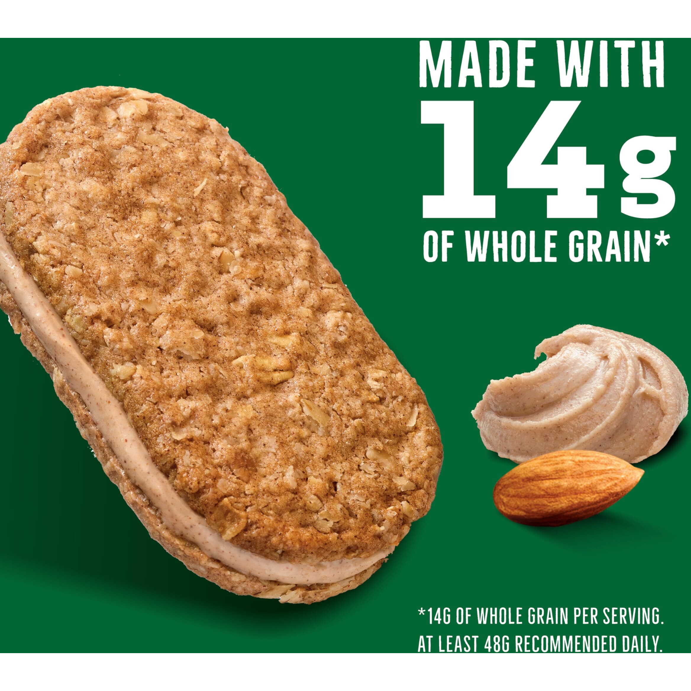 Nature Valley Biscuit Sandwiches, Cinnamon Almond Butter, 10 Ct, 13.5 Oz (Pack Of 6)