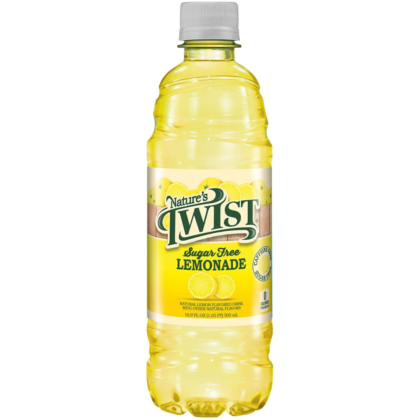 Nature's Twist Sugar Free Lemonade 24 Pack, 405.6 Fl Oz (Pack Of 24)