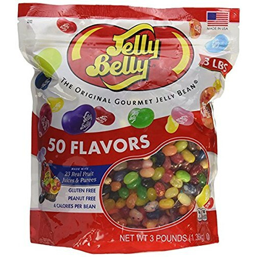 Jelly Belly 3 Pound Bag - 50 Flavors - Kosher Certified (Pack Of 1)