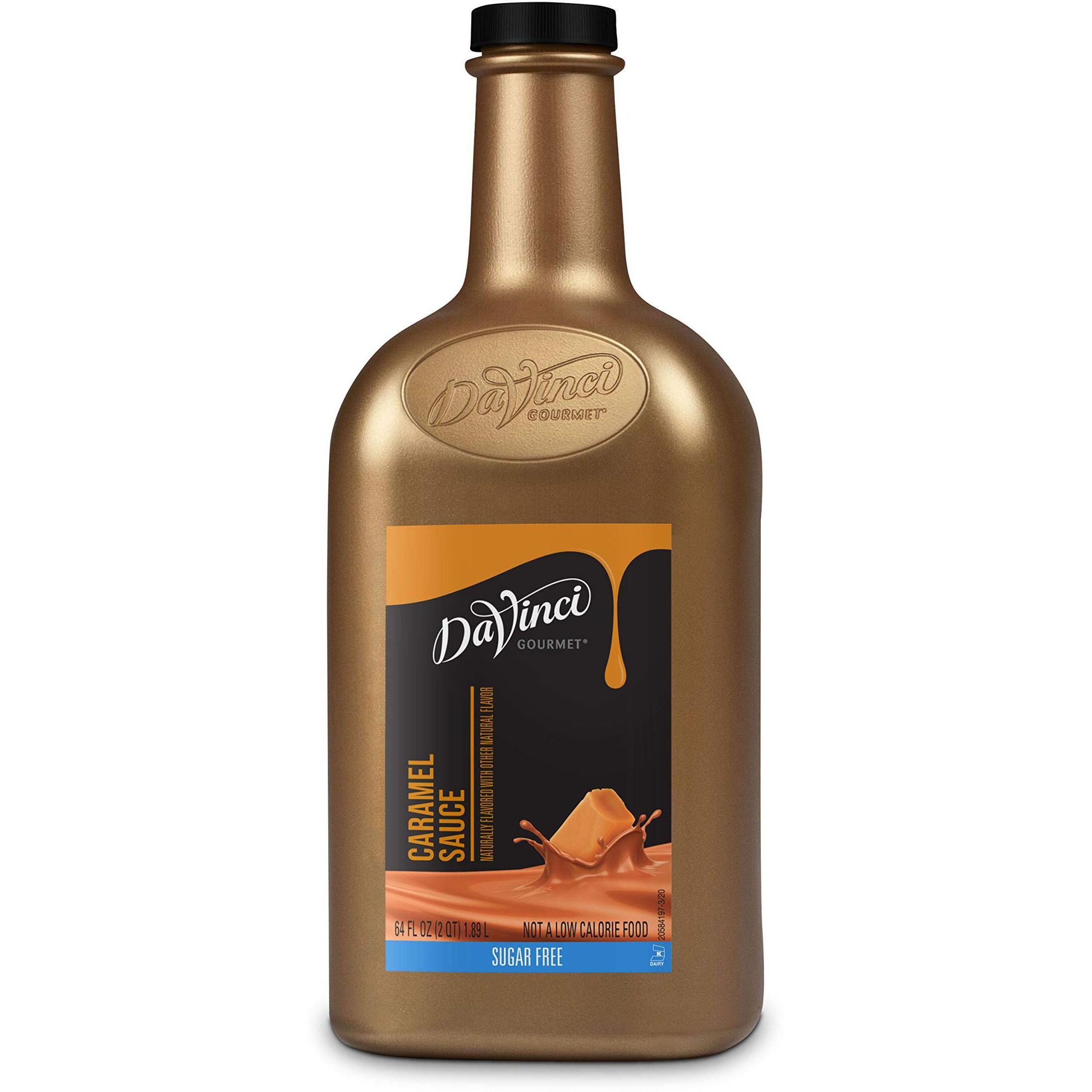 Davinci Gourmet Sugar Free Caramel Sauce, 64 Fluid Ounce (Pack Of 6)