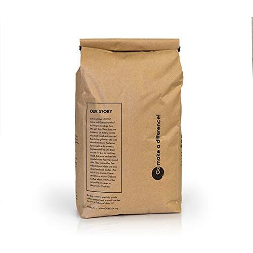 5Lb Fair Trade Organic Certified Peruvian Ground Fresh Roasted Specialty Coffee Medium Roast, 100% Arabica Coffee, 80 Ounces, 5 Pounds, Bulk Coffee