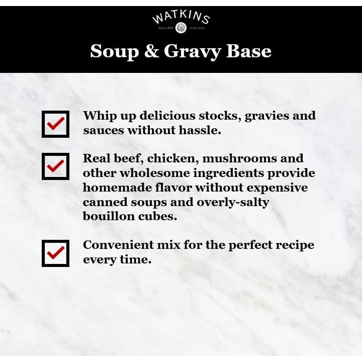 Watkins Soup And Gravy Base, Chicken, 19 Oz., 1 Count
