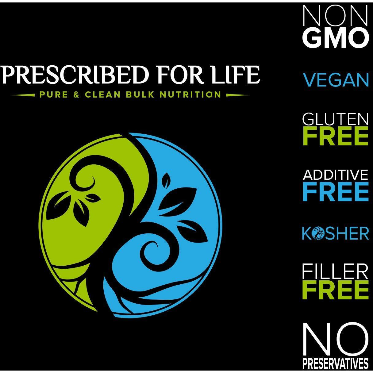 Prescribed For Life Ace K Sweetener | Acesulfame Potassium Powder | 200X Sweeter Than Sugar Zero Calorie Sweetener | Kosher, Semi Natural, Granular Sweetener (25 Kg / 55 Lb)