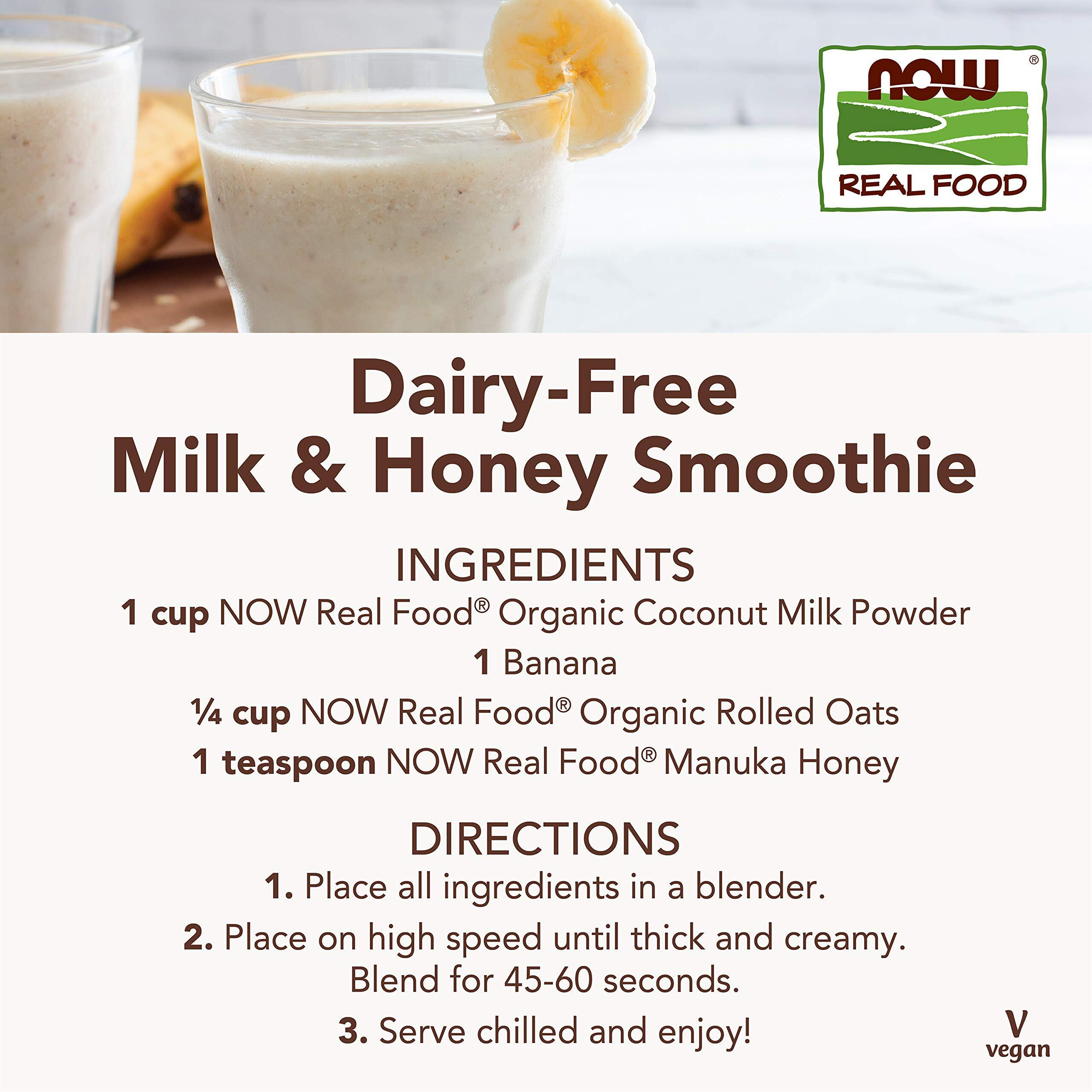 Now Foods, Organic Coconut Milk Powder, Dairy Free/ Vegan, Just Add Water, 12-Ounce
