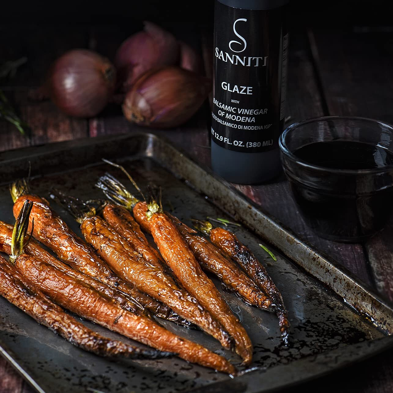 Sanniti Italian Balsamic Vinegar Glaze, 12.9 Ounce (Pack Of 2)