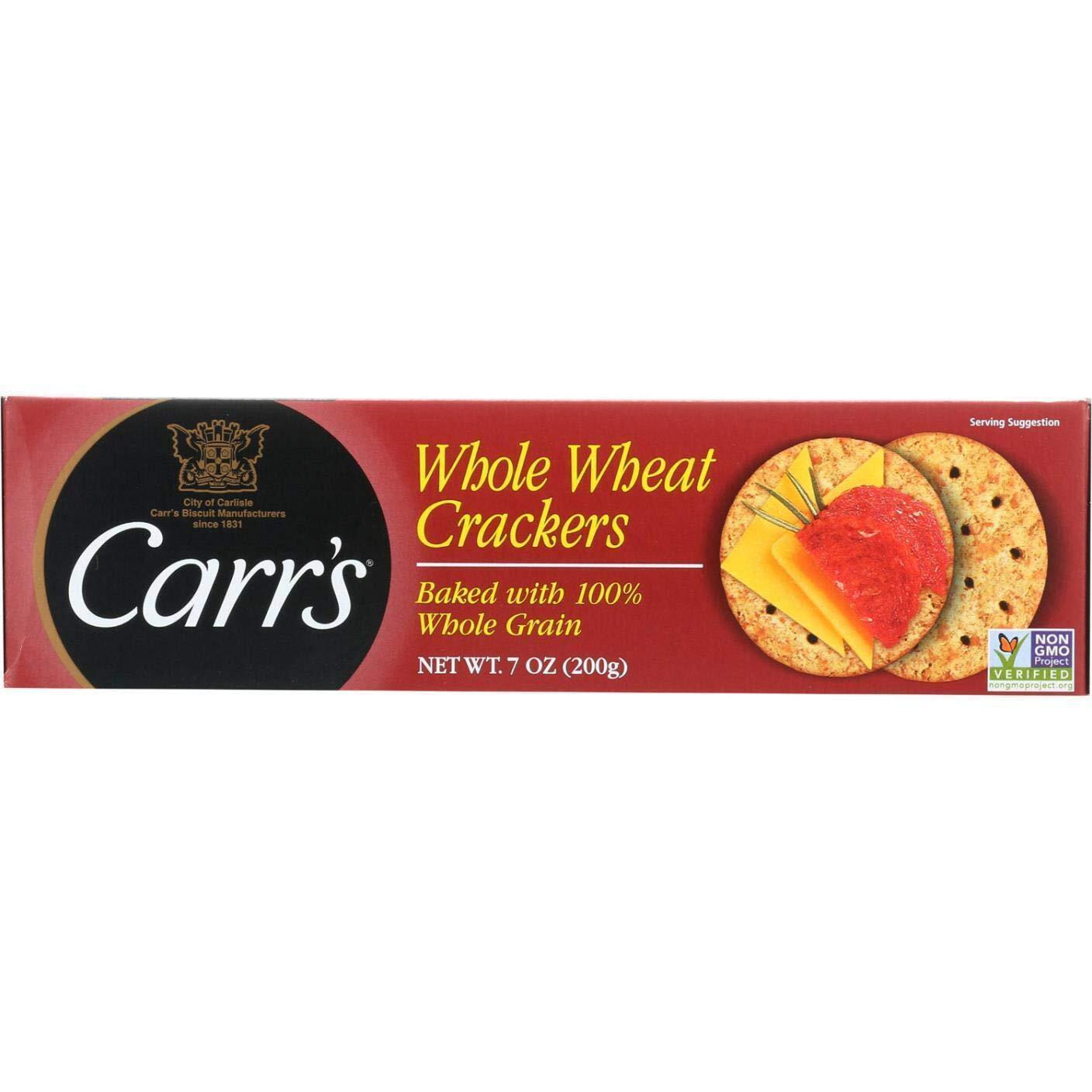 Carr's Whole Wheat Crackers, 7 Ounce