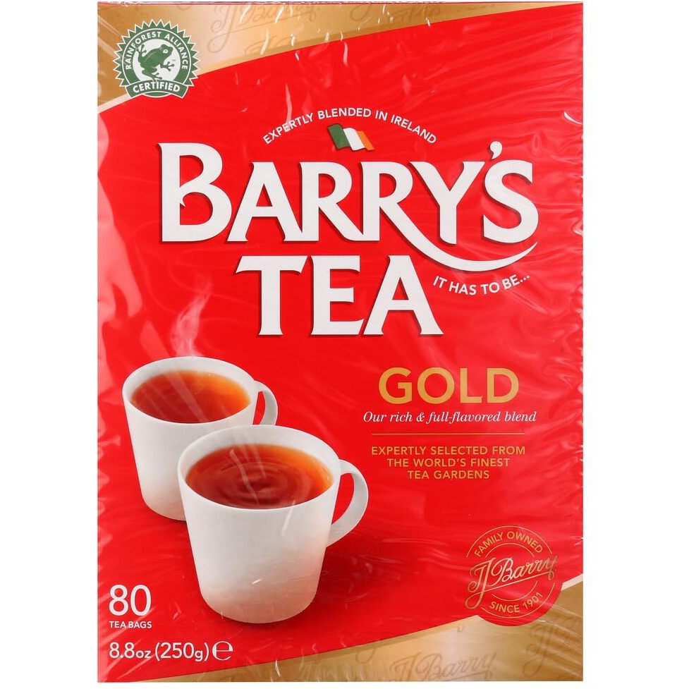 Barry's Tea Bags, Gold Blend, 80 Count (Cominhkg041738)