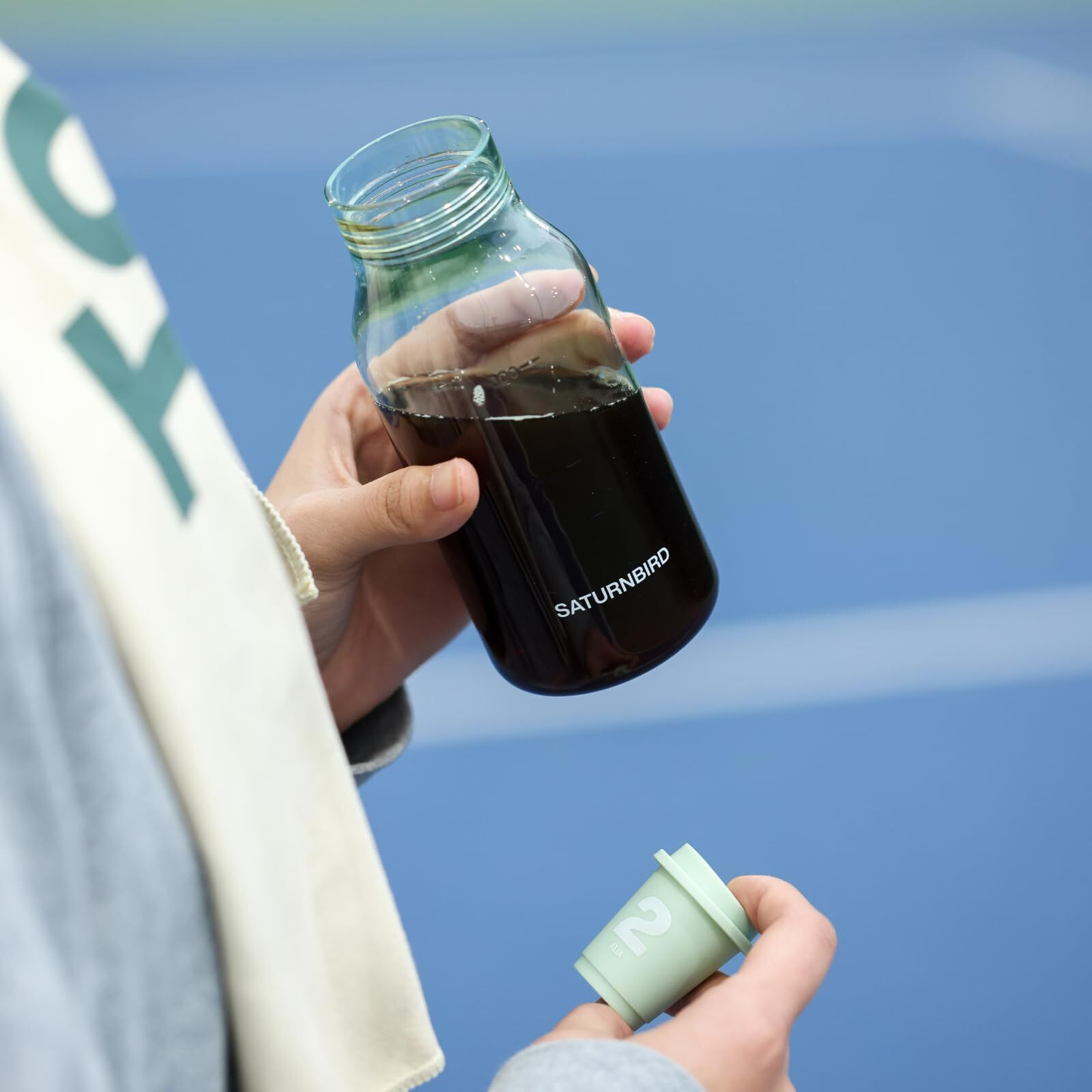 Saturnbird Coffee Instant Cold Brew, Light-Medium Roast (No.2), 100% Arabica Coffee Powder, Enjoy Cold/Hot, 24 Single Serves Perfect For Iced Coffee, Camping, Travel, Home, Office