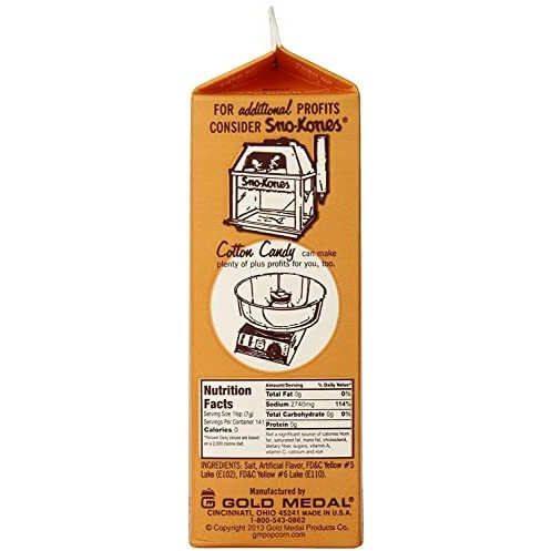 35Oz Carton Of Flavacol With 10Oz Stainless Steel Shaker