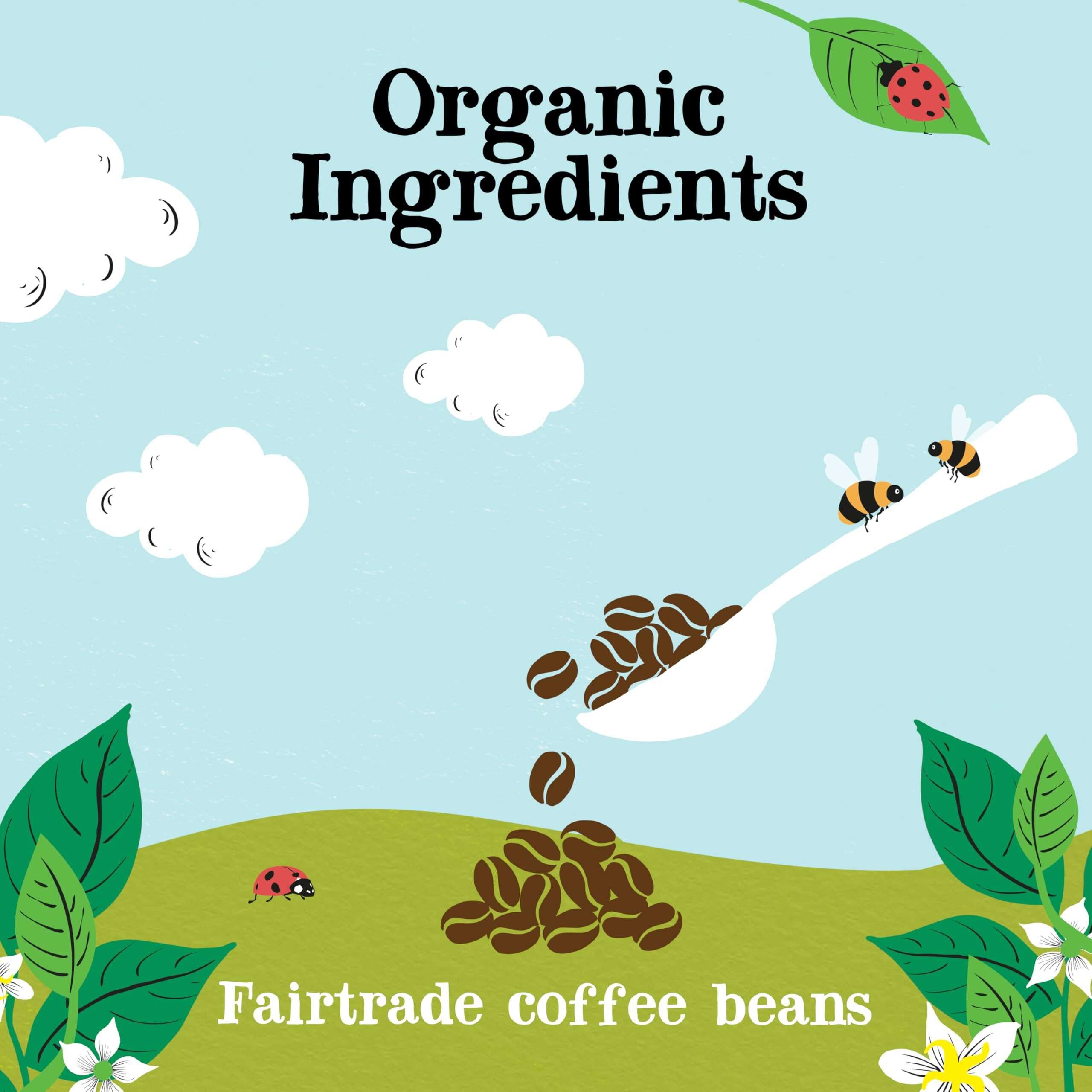 Clipper Coffee Organic Latin American Instant Coffee - Medium Roast Coffee, Freeze Dried & Ethically Sourced - 100G (3.53Oz)