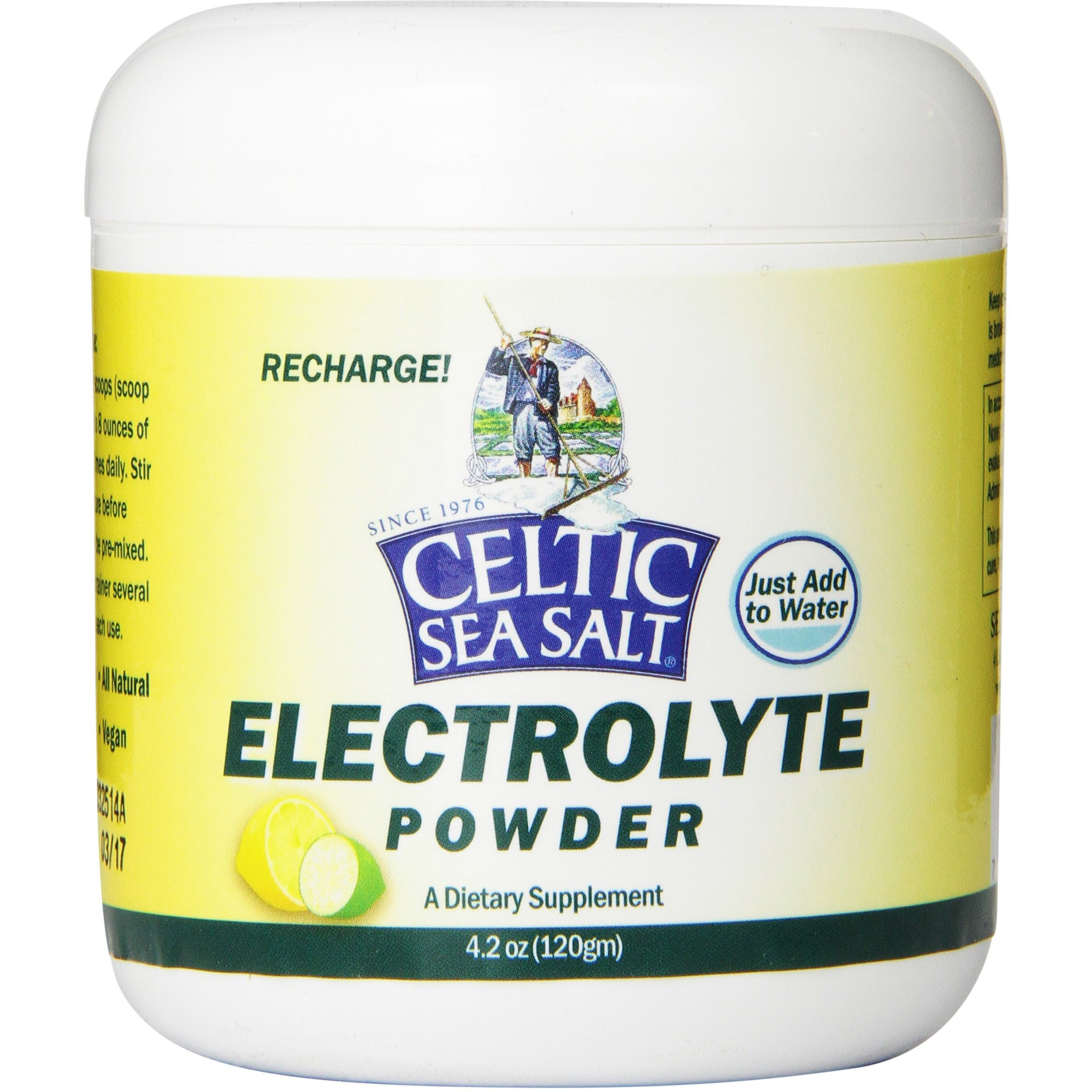 Celtic Sea Salt Electrolyte Powder Drink Mix, 4.2 Ounce