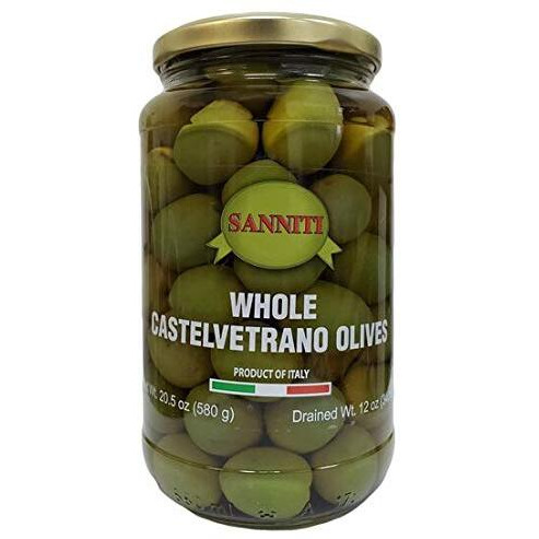 Sanniti Whole Castelvetrano Olives - 20.5 Ounce Jar