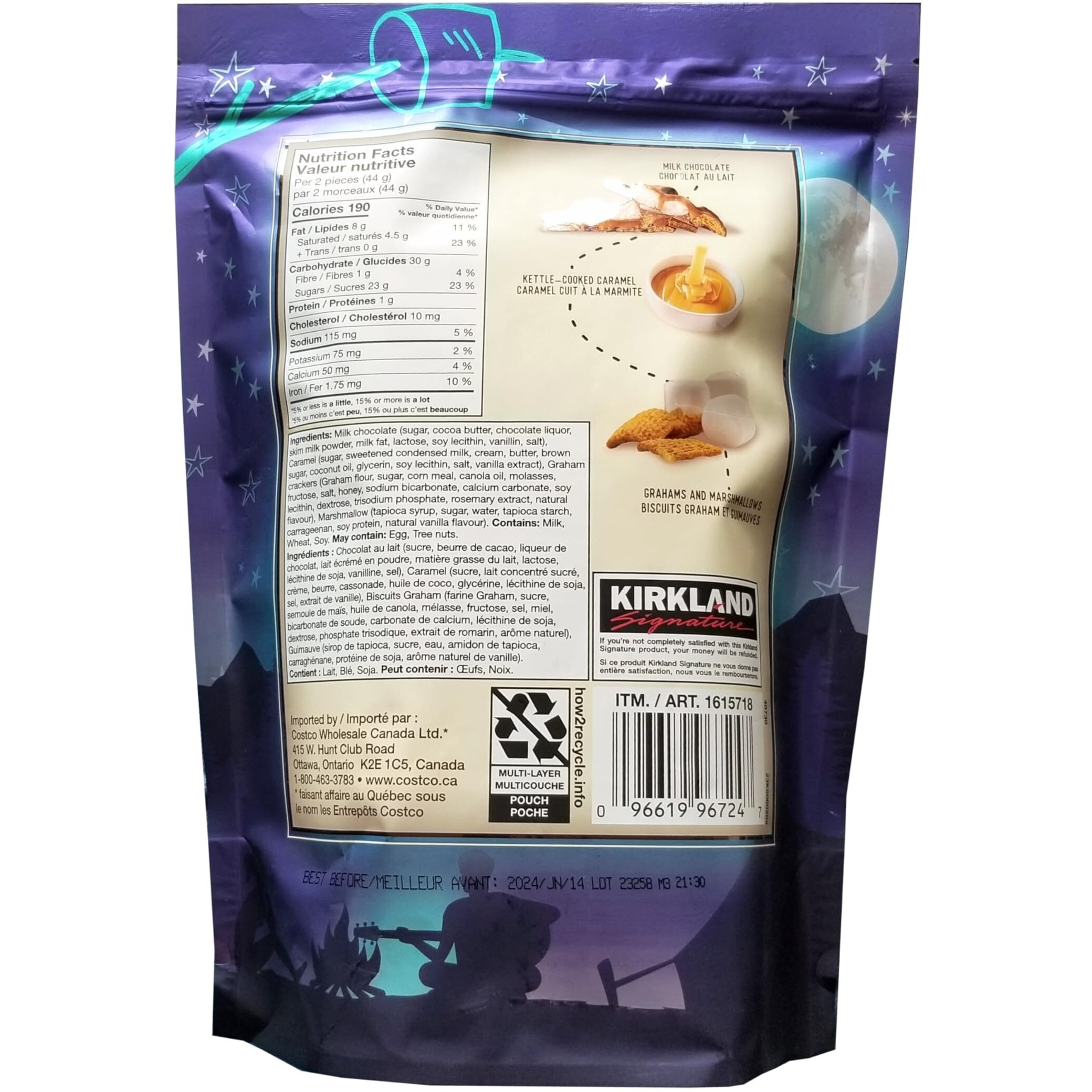 Kirkland Signature S'More Caramel Cluster, 26.3 Ounce