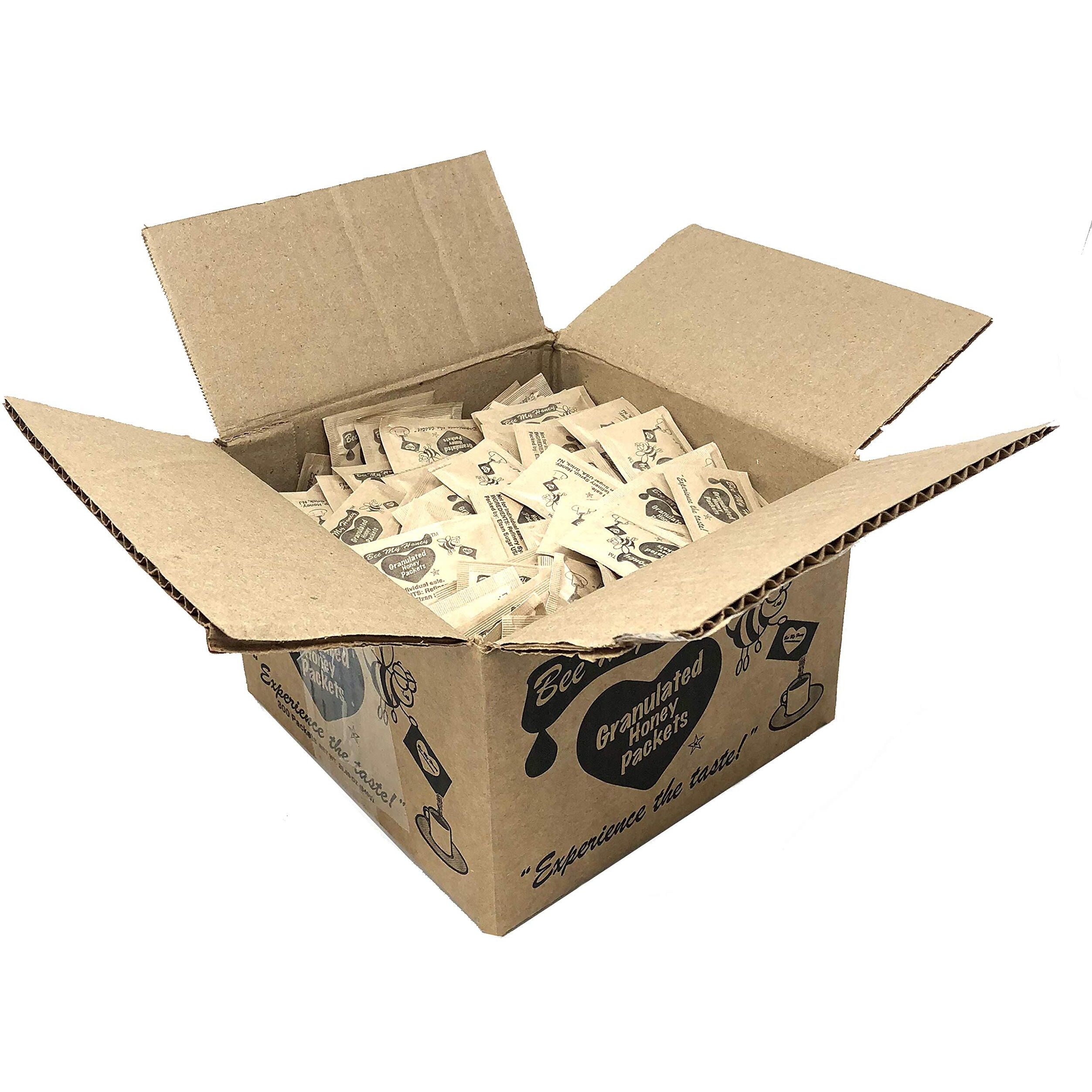 Bee My Honey Pure Granulated Honey Packets 300 Individual Packets