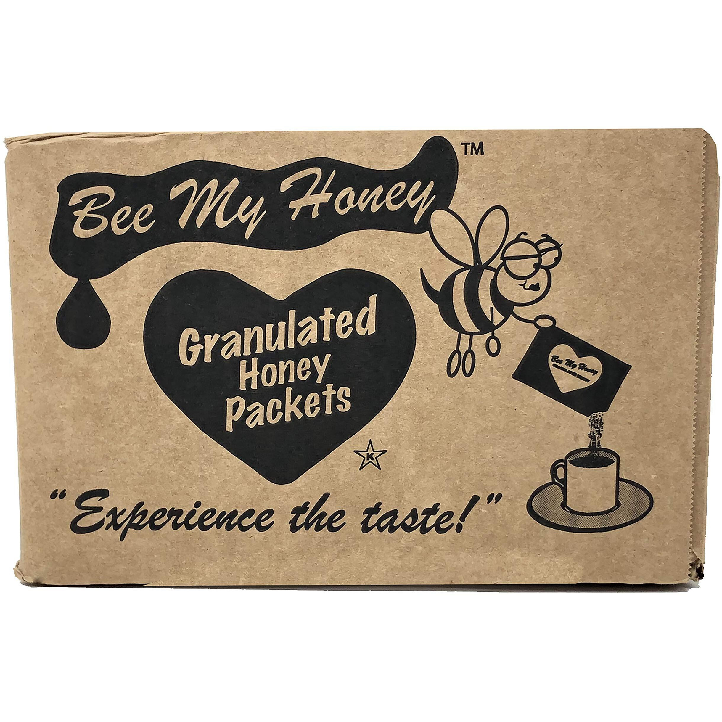 Bee My Honey Pure Granulated Honey Packets 300 Individual Packets