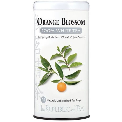 The Republic Of Tea Orange Blossom White Tea, 50-Count