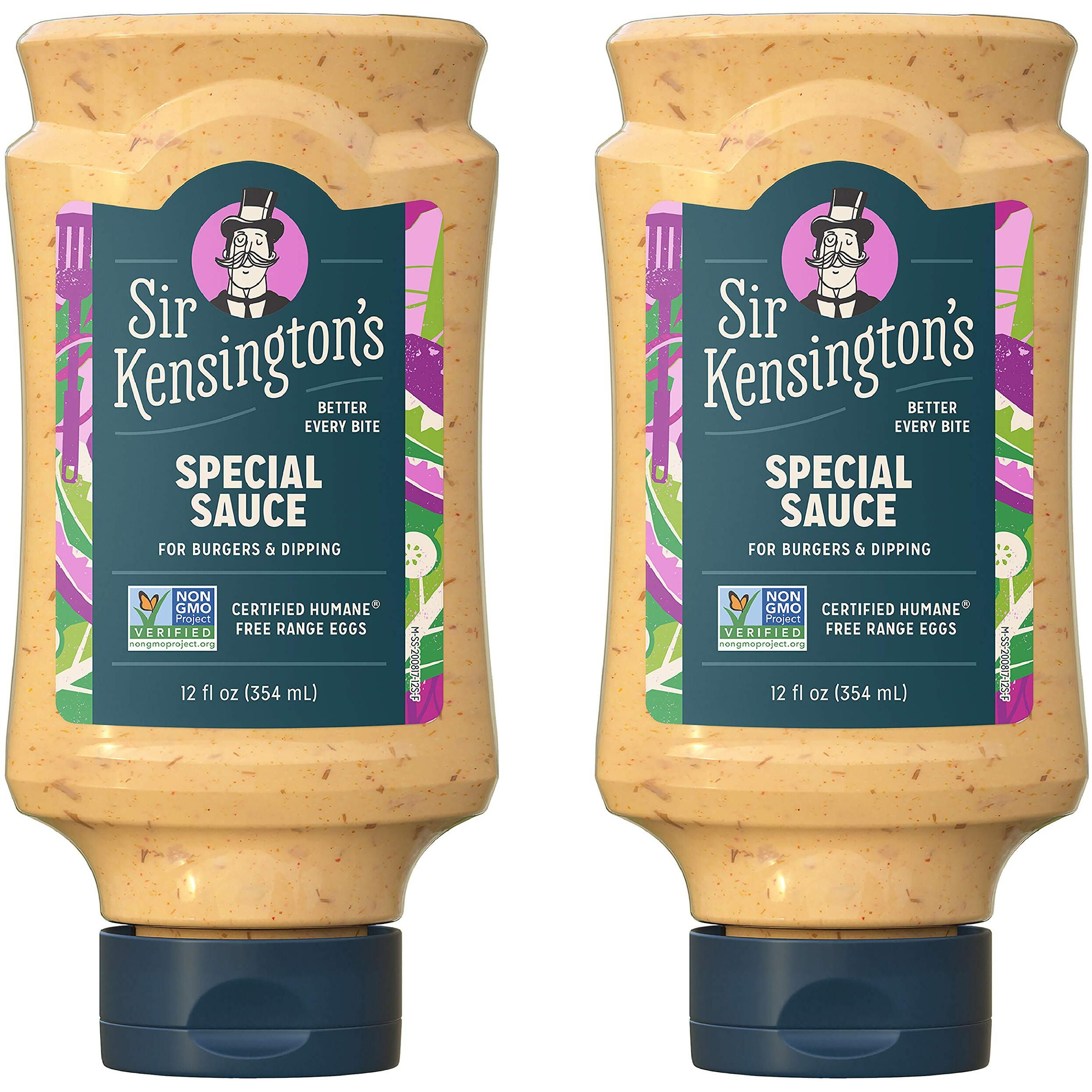 Sir Kensington's Mayonnaise Special Sauce 2 Count Gluten Free Non- Gmo Project Verified Shelf-Stable 12 Oz