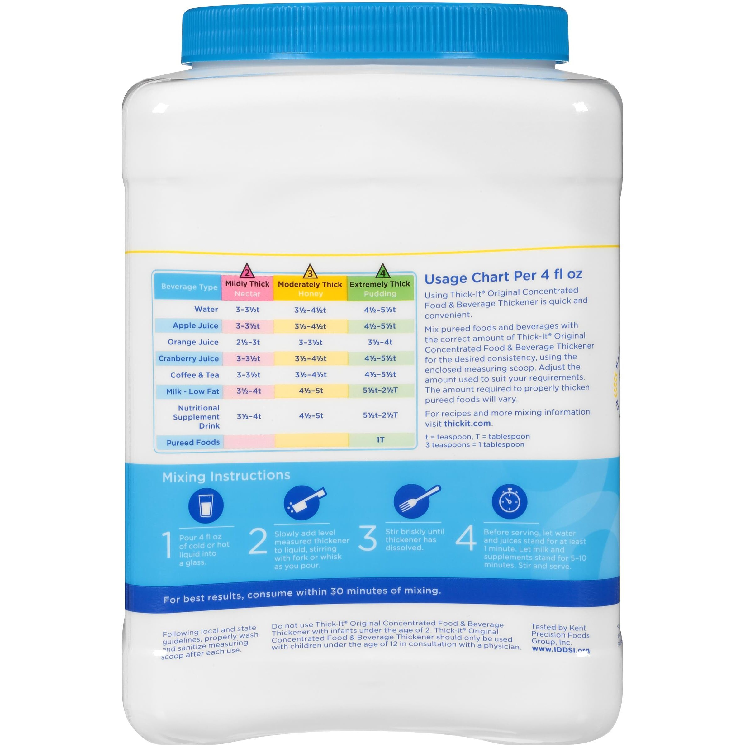 Thick-It 2 Instant Food Beverage, Concentrated, 36 Ounce