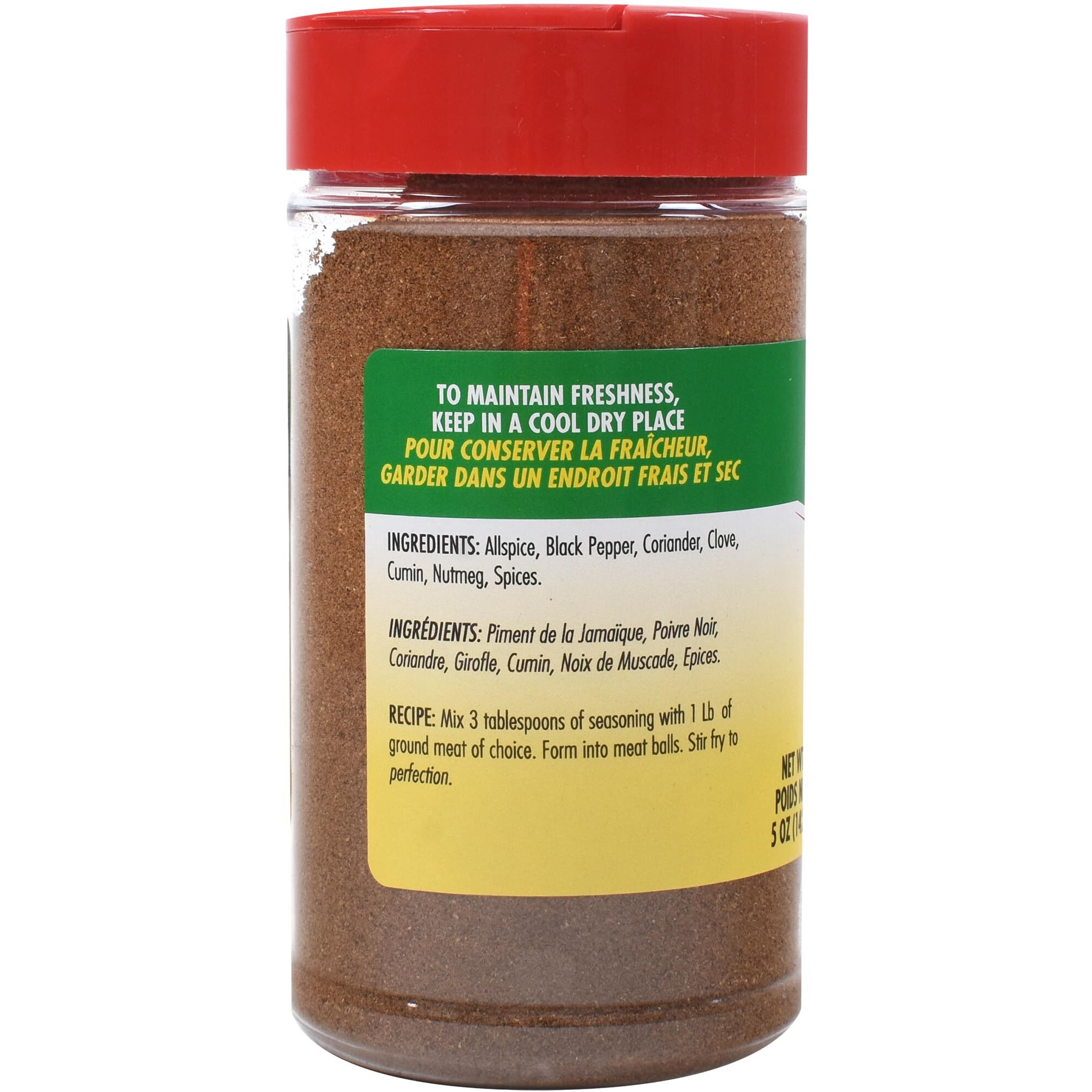 Sadaf Seasoning 7 Spices - Lebanese Blend Of Spices - Baharat Spices - Seven Spice Blend From The Middle East Lebanese Style - 7-Spice All Purpose Seasoning - 5 Oz (3 Pack)