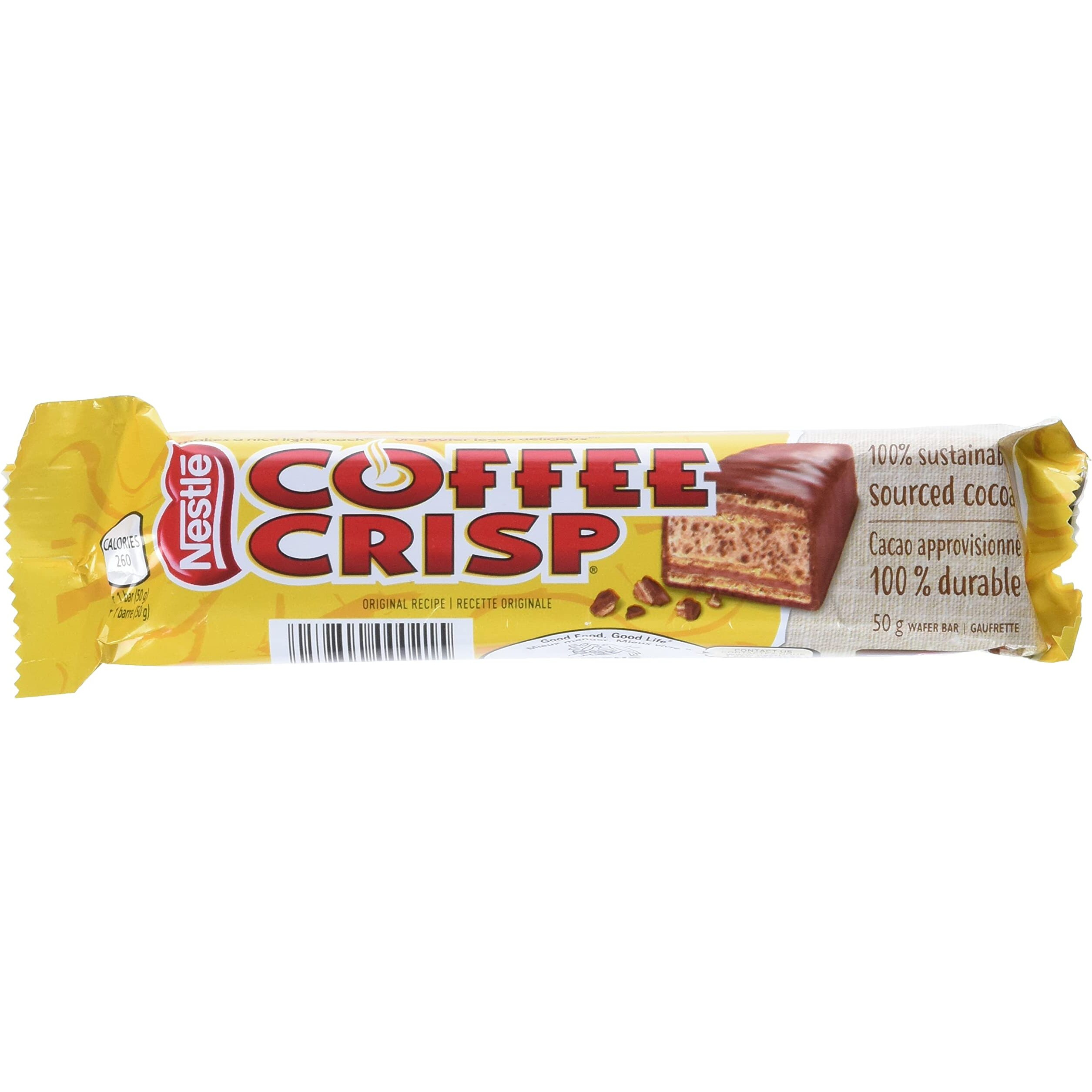 Nestle Coffee Crisp Bar, 1.76-Ounce Bars (Pack Of 48)