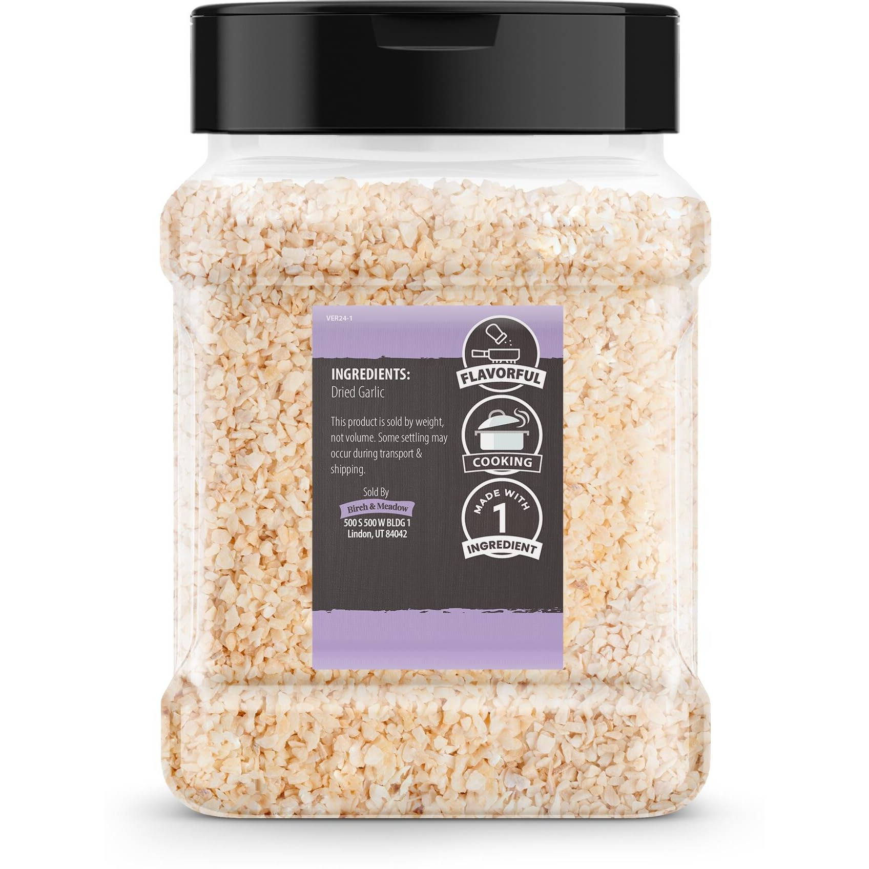 Birch & Meadow Dried Minced Garlic, 9.6 Oz, Kitchen Staple, Savory Flavor