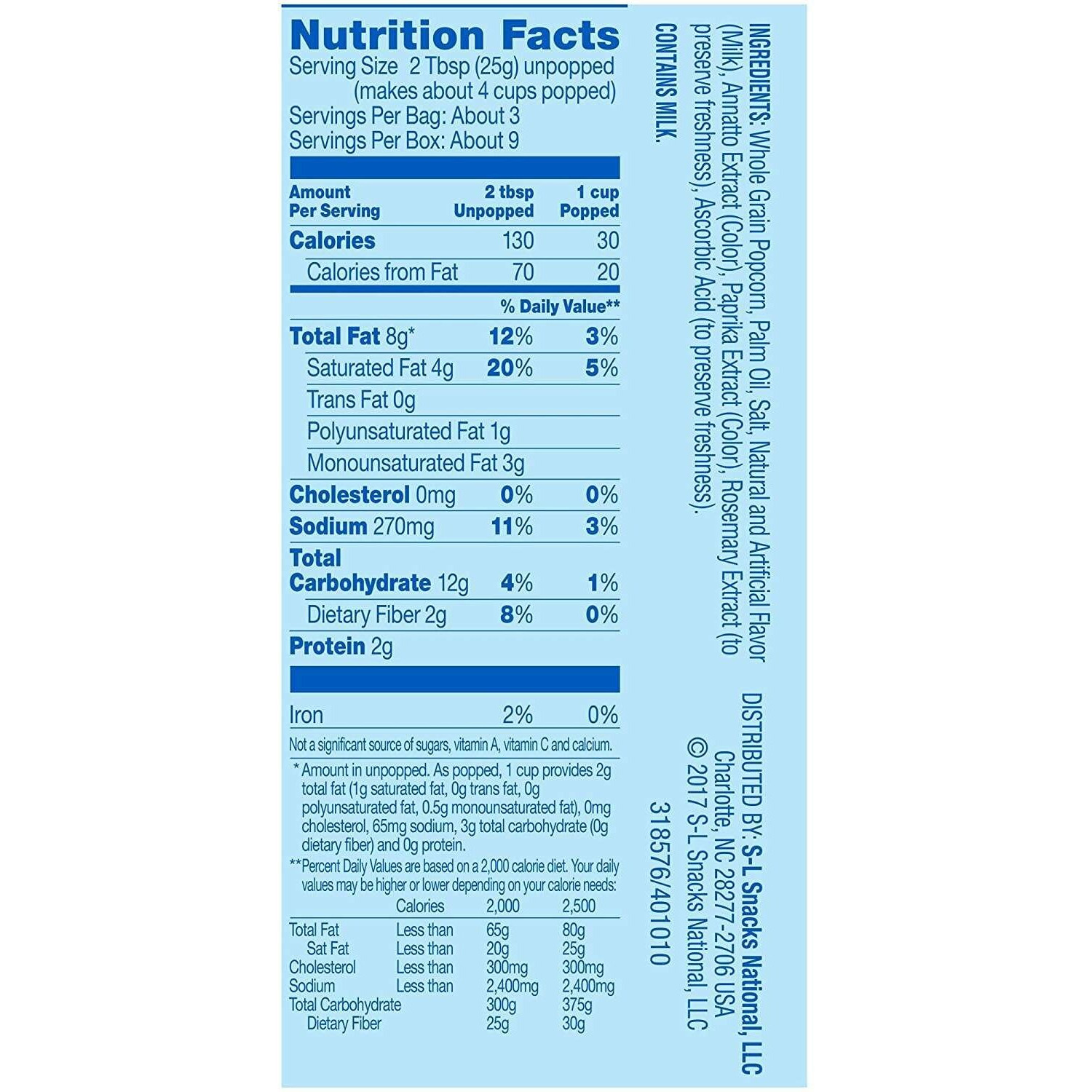 Pop Secret Popcorn, Double Butter, 3-Count Box (9.6 Oz)