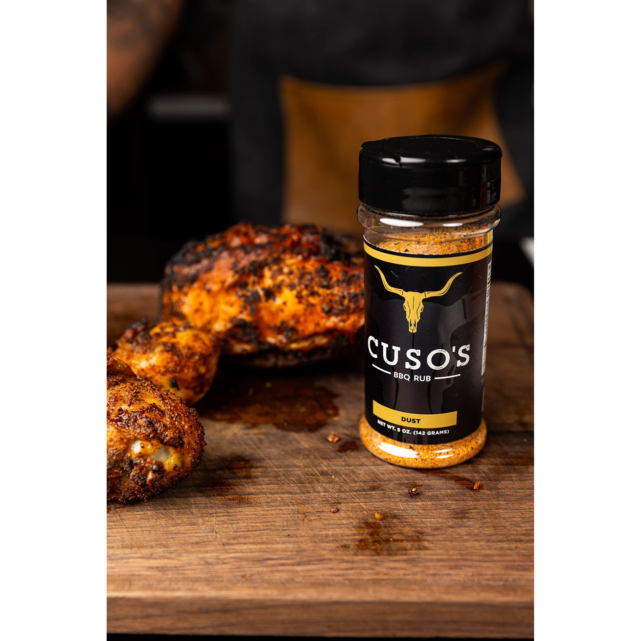 Cuso Cuts Great Tasting Dust Bbq Seasoning Rub - Contains All Natural Ingredients - Spices & Rubs For Grill, Bbq & Marinade - Best Bbq Rubs For Smoking - 1 Count Bbq Rub Seasoning