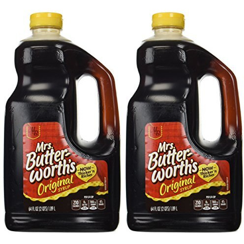 Mrs. Butterworth's Original Syrup, Thick-N-Rich,64 Fl Oz Jug,Pack Of 2