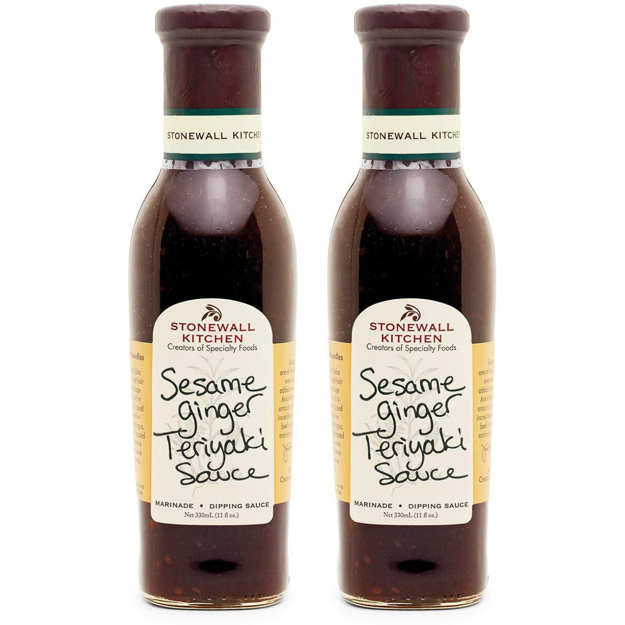 Stonewall Kitchen Sesame Ginger Teriyaki Sauce, 11 Ounces (Pack Of 2)