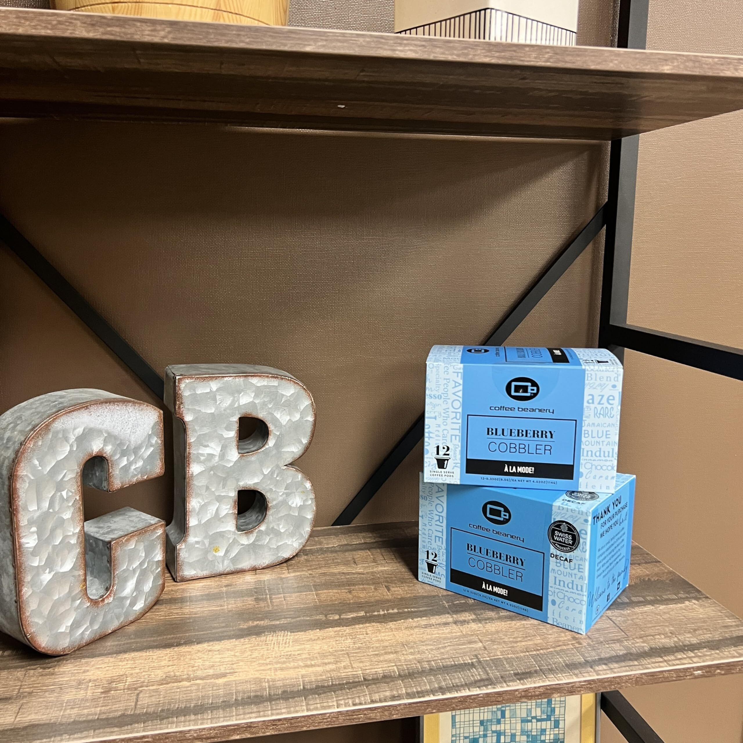 Blueberry Cobbler Decaf Coffee Pods By Coffee Beanery | 12Ct Flavored Decaf Coffee Pods Medium Roast Coffee Pods| 100% Specialty Arabica Coffee| Gourmet Coffee Pods