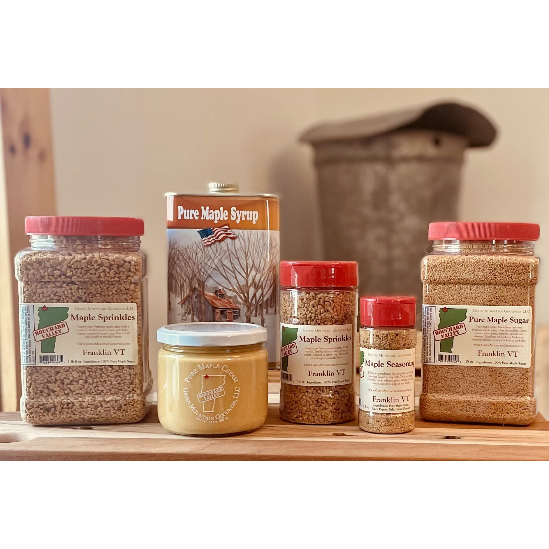 Green Mountain Goodness, Pure Vermont Maple Cream (16Oz Glass Jar)