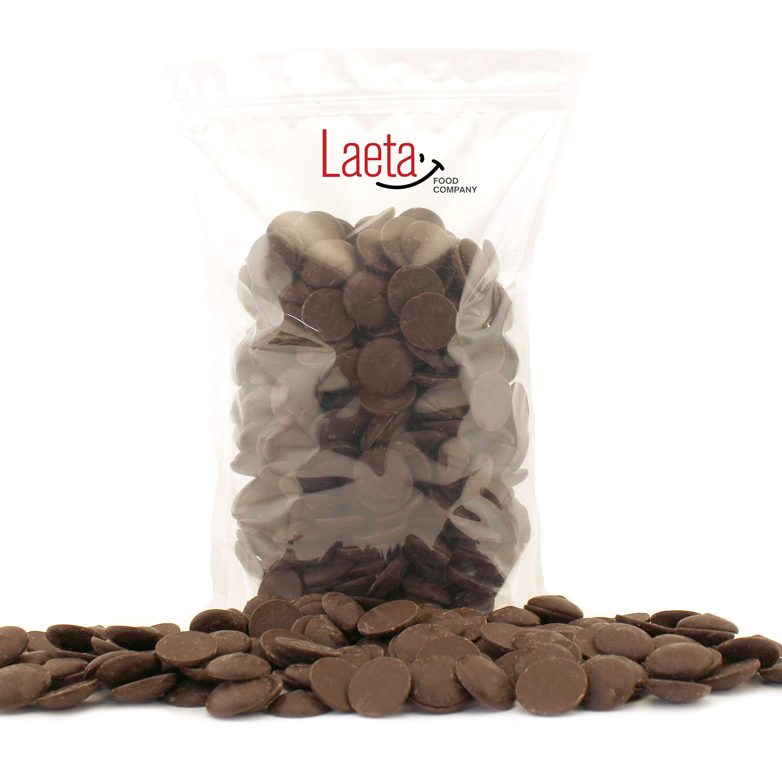 Merckens Milk Chocolate, Melting Wafers Buttons Baking Candy (2 Pounds Bag)