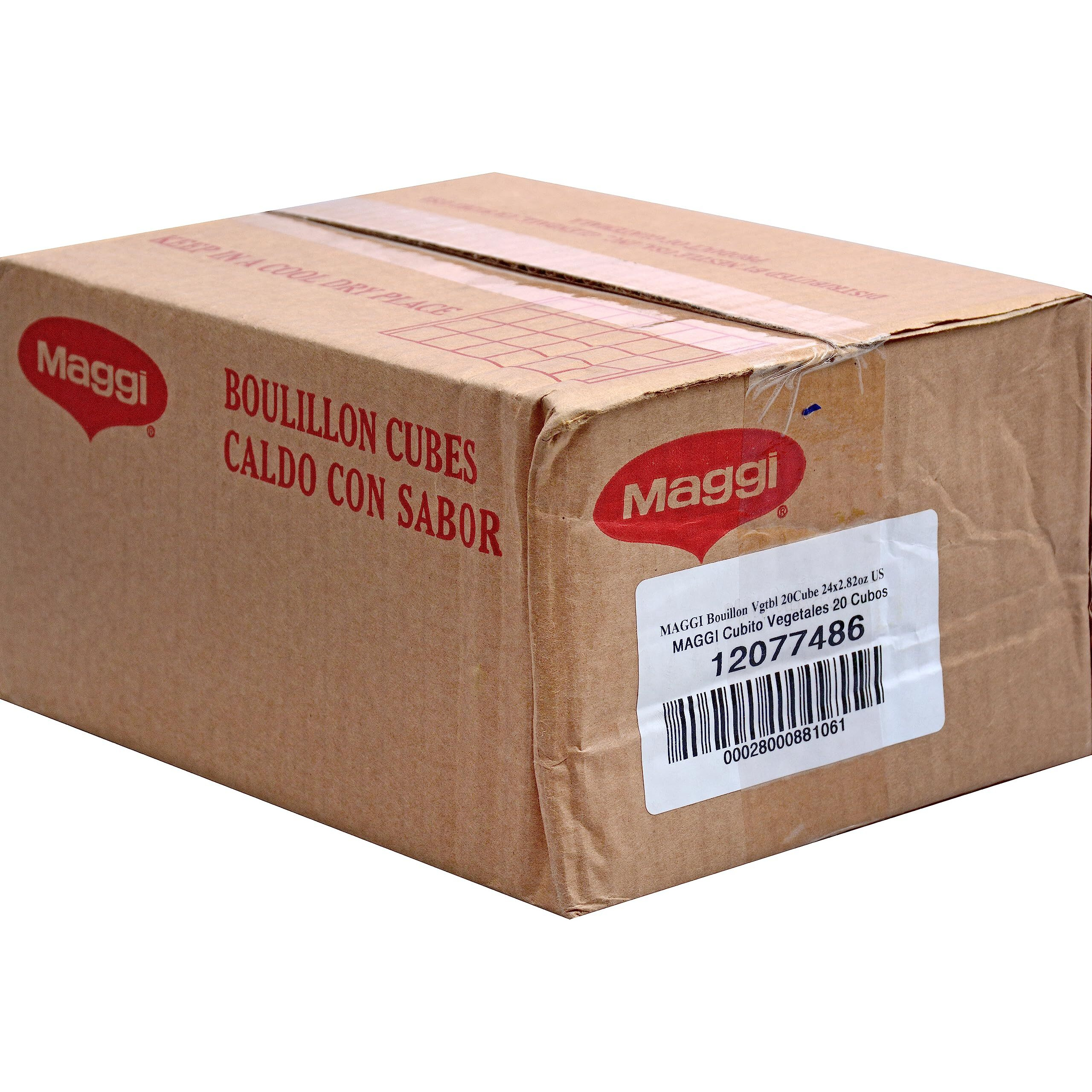 Maggi Veggie Bouillon Cube 2.82 Oz(Pack Of 4)