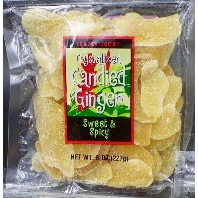 3 Packs Trader Joe's Crystallized Candied Ginger Sweet & Spicy
