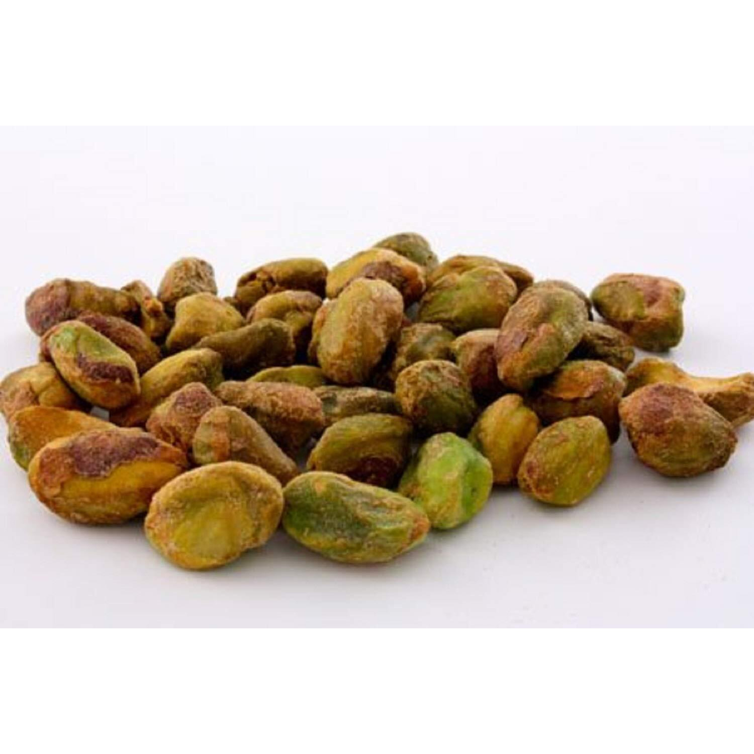 California Pistachio Kernels With Pink Himalayan Salt (1 Lb) Shelled - Oven Roasted To Perfection In Small Batches For Added Freshness - Farm Fresh Nuts Brand