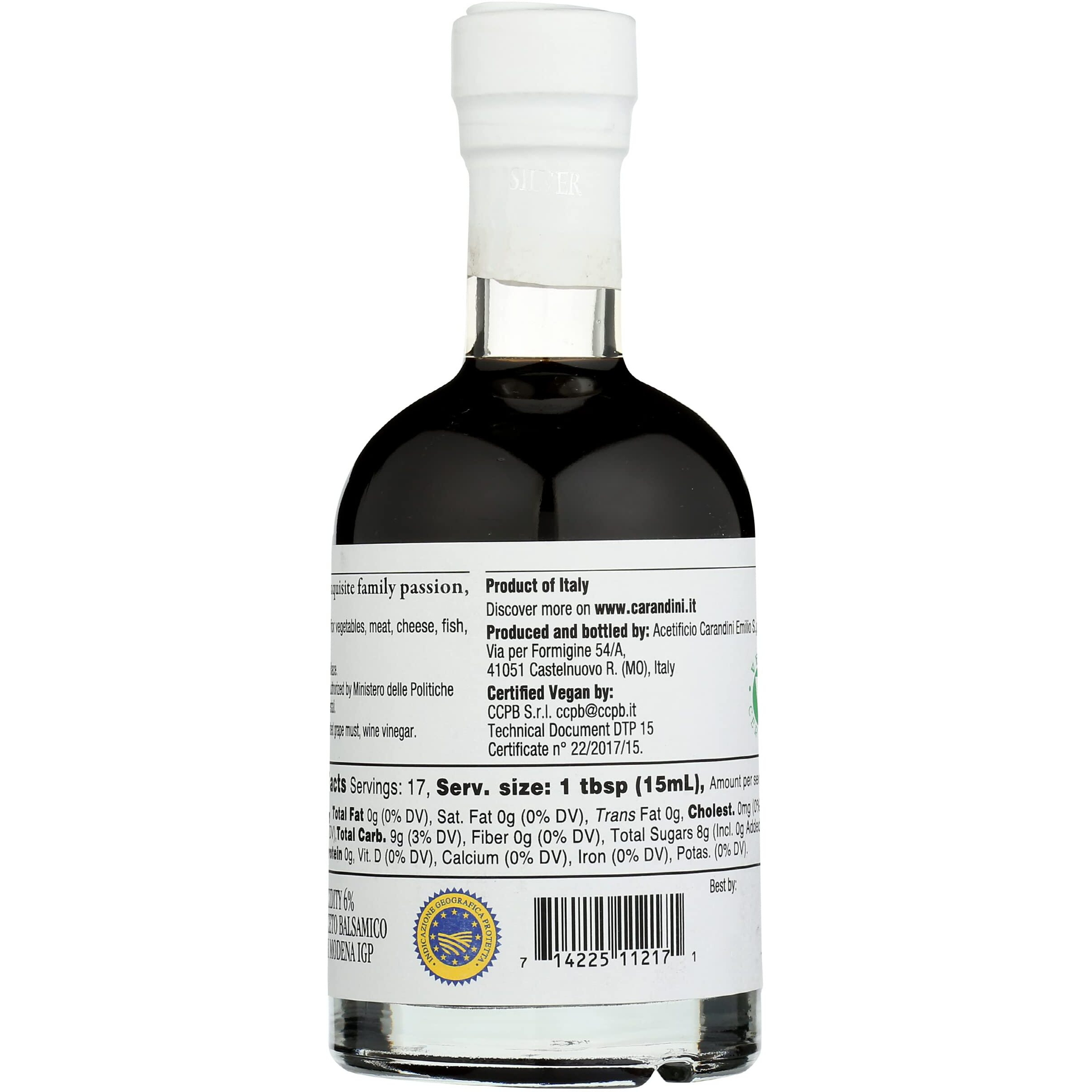 Carandini Emilio Balsamic Vinegar Of Modena, 8.45 Fz