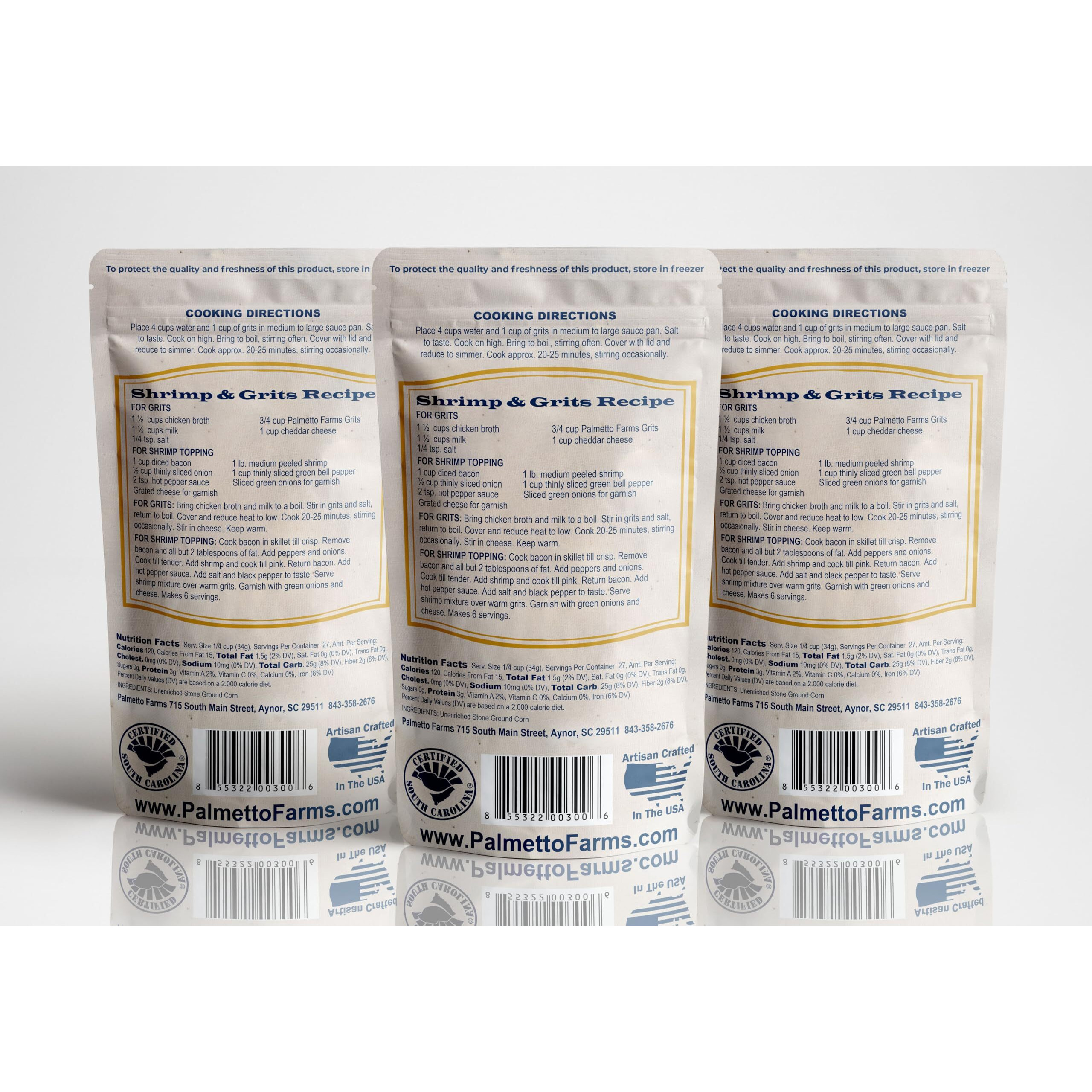 Palmetto Farms Yellow Grits 3 Pack